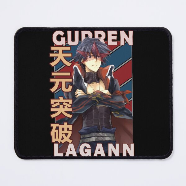 Item preview, Simon the Digger Gurren Lagann Vintage Stripe Design designed and sold by Wafusaurus.