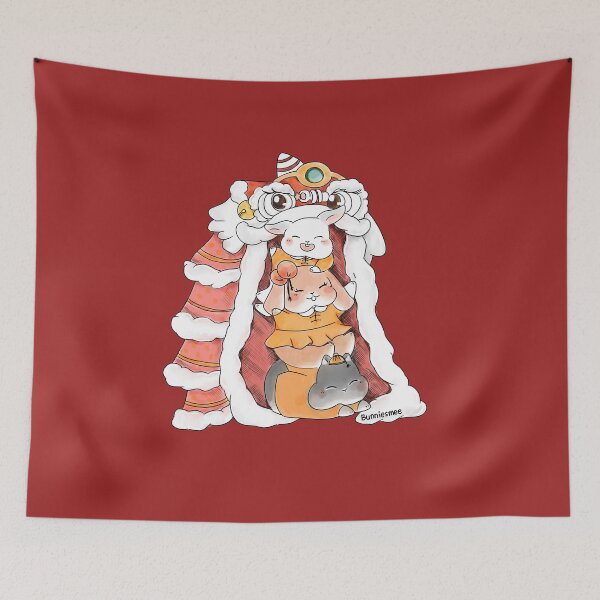 Item preview, Chinese Dragon Rabbit | Bunniesmee  designed and sold by bunniesmee.
