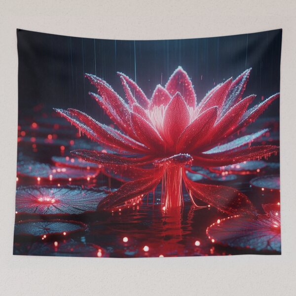 Item preview, Glowing lily red - 2 -  designed and sold by Rockwoman.
