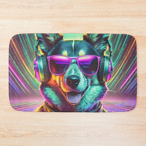 Item preview, 80s Neon Dog designed and sold by NinjaRat.