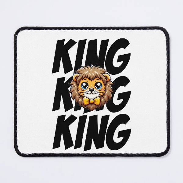 Item preview, Cute Kawai Lion King Design - Kawai Lion Art Black designed and sold by Bilalicia.
