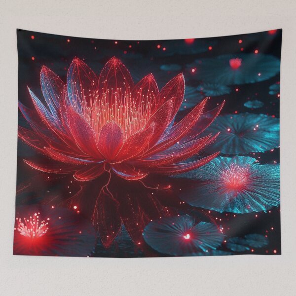 Item preview, Glowing lily red - 1 -  designed and sold by Rockwoman.