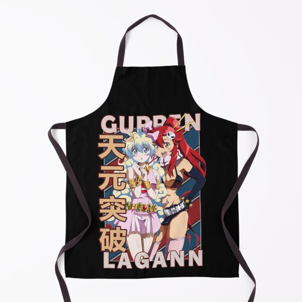 Item preview, Nia and Yoko Gurren Lagann Vintage Stripe Design designed and sold by Wafusaurus.