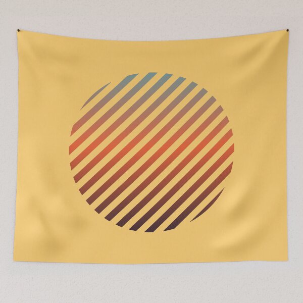 Item preview, Circle Striped Tricolor Gradient designed and sold by teacherpeiyuan.