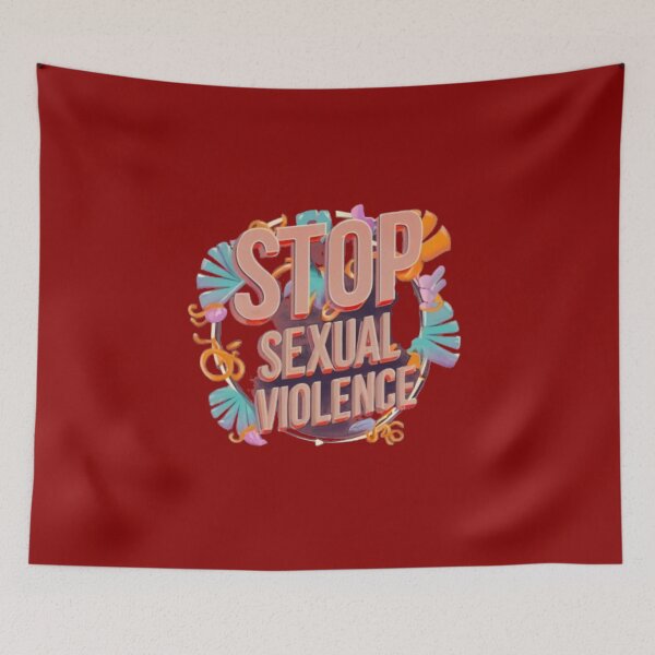 Item preview, text ' Stop Sexual Violence' designed and sold by Tomasz  Siennicki.