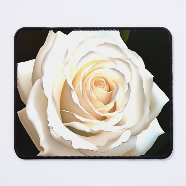 Item preview, Pretty White Rose Floral Art designed and sold by taiche.