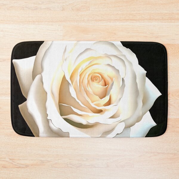 Item preview, Pretty White Rose Floral Art designed and sold by taiche.