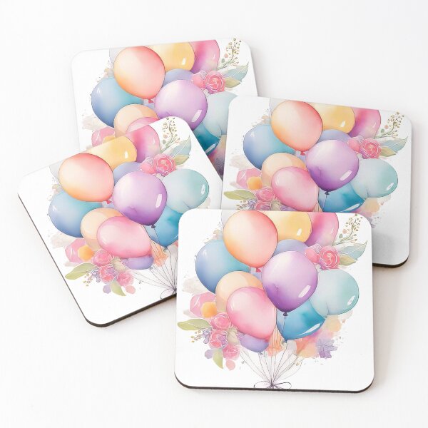 Item preview, Birthday Wish Balloons (796) designed and sold by WASjourney.