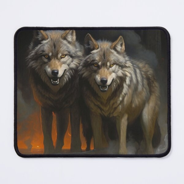 Item preview, Mystical Wolves in the Fog designed and sold by DoggyDream.
