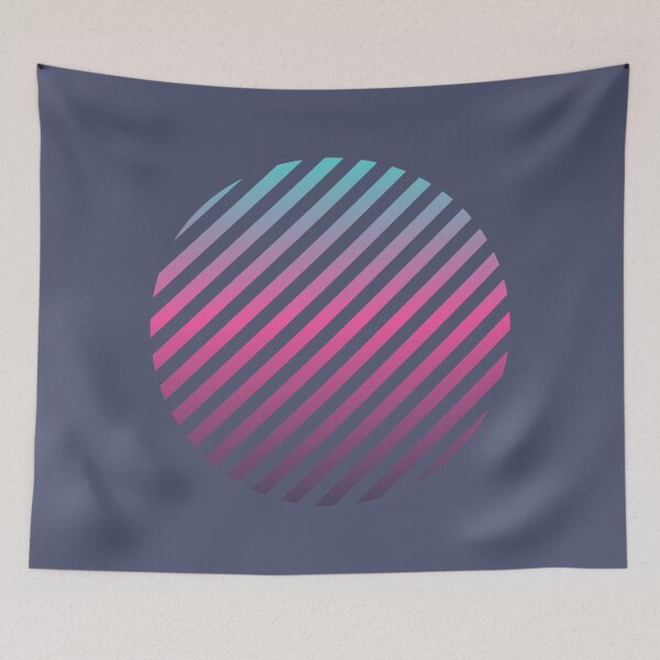 Item preview, Circle Striped Tricolor Gradient designed and sold by teacherpeiyuan.