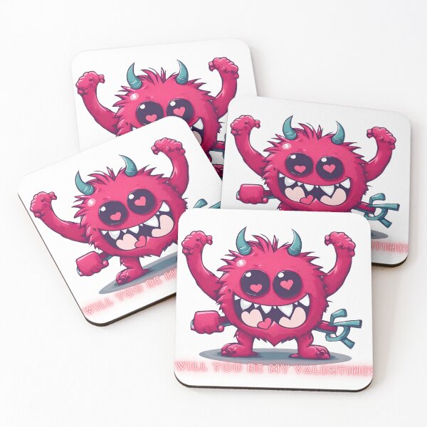 Item preview, Valentine's Day Monster designed and sold by MarkPicasso.