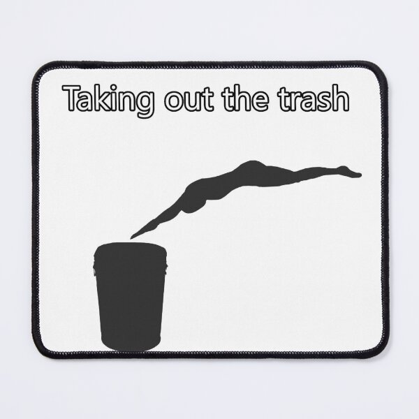Item preview, Taking out the trash funny shirt designed and sold by BobobDesign.