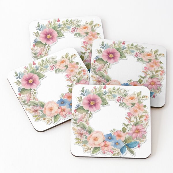 Item preview, Aesthetic Flower Patterns Sticker (799) designed and sold by WASjourney.