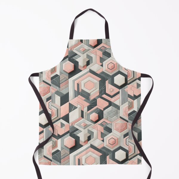 Item preview, Pink and grey geometric marble pattern designed and sold by CandyVenom.