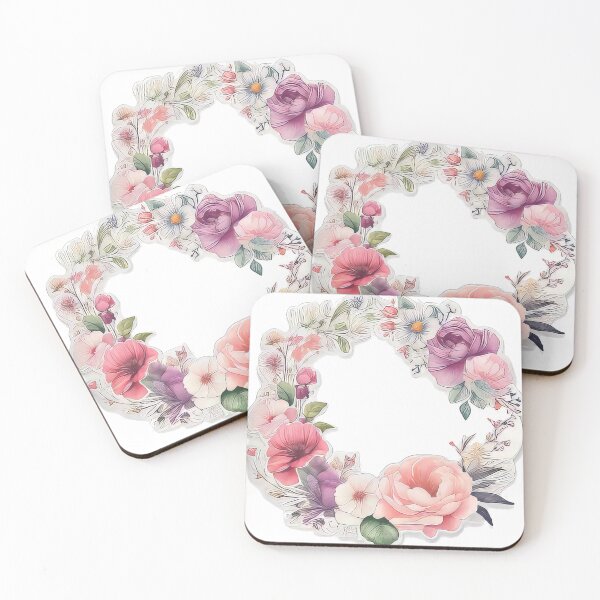 Item preview, Floral Elegance on White (802) designed and sold by WASjourney.