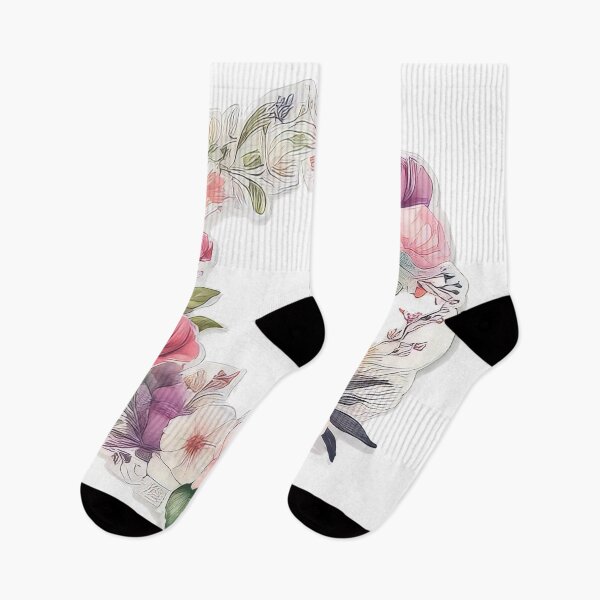 Item preview, Floral Elegance on White (802) designed and sold by WASjourney.