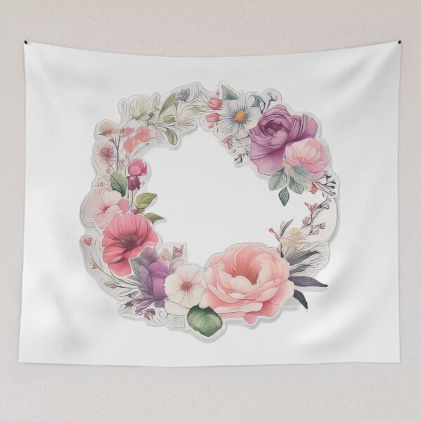 Item preview, Floral Elegance on White (802) designed and sold by WASjourney.