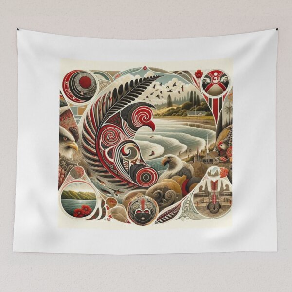 Item preview, Aotearoa's Heartbeat: The Majesty of Manaia designed and sold by CultDigHoriz.