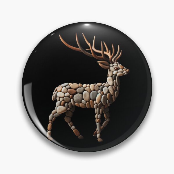 Item preview, Earthen Elegance: Pebble Art Buck designed and sold by MachineDesigned.