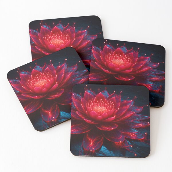 Item preview, Glowing lily red - 6 -  designed and sold by Rockwoman.