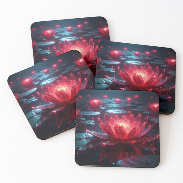 Item preview, Glowing lily red - 7 -  designed and sold by Rockwoman.
