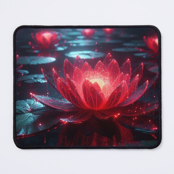 Item preview, Glowing lily red - 7 - designed and sold by Rockwoman.