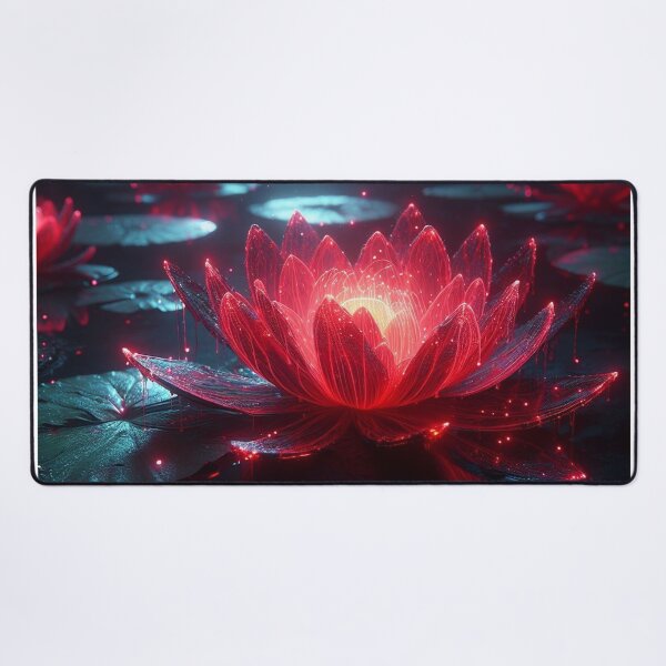 Item preview, Glowing lily red - 7 - designed and sold by Rockwoman.