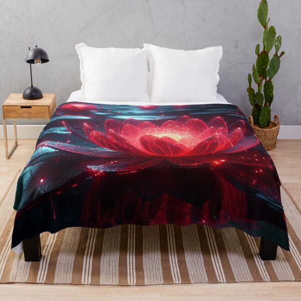 Item preview, Glowing lily red - 7 - designed and sold by Rockwoman.