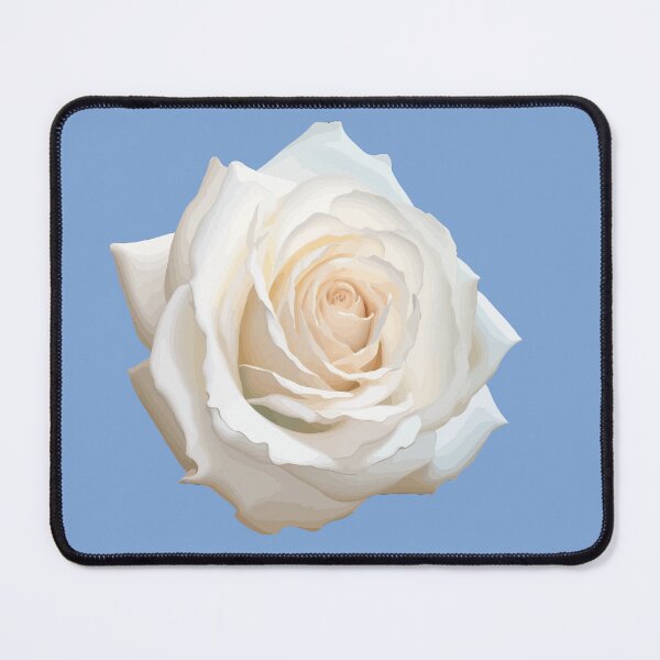 Item preview, Pretty White Rose Floral Art Cut Out designed and sold by taiche.