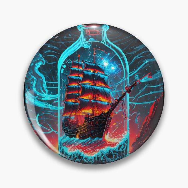 Item preview, stormy bottle designed and sold by Arthinkink.