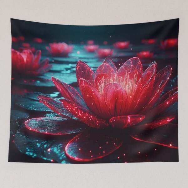 Item preview, Glowing lily red - 8 -  designed and sold by Rockwoman.