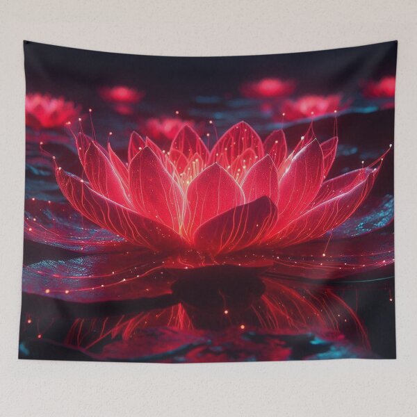 Item preview, Glowing lily red - 9 -  designed and sold by Rockwoman.