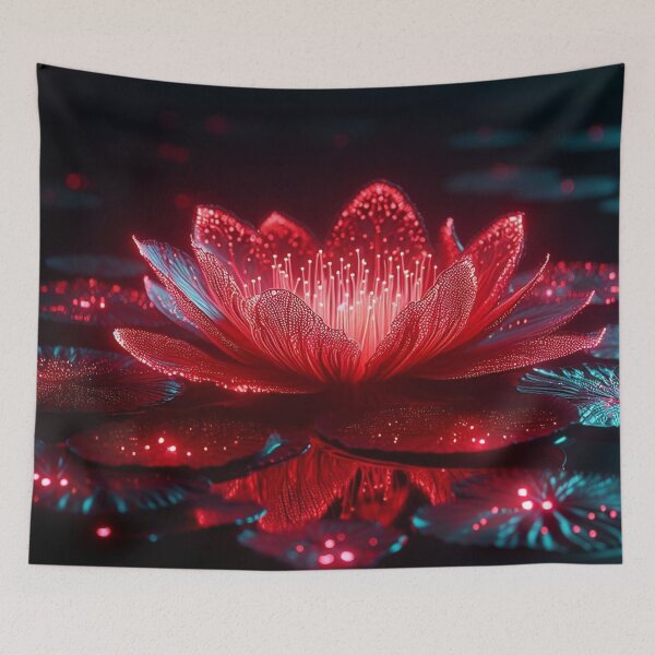 Item preview, Glowing lily red - 10 -  designed and sold by Rockwoman.