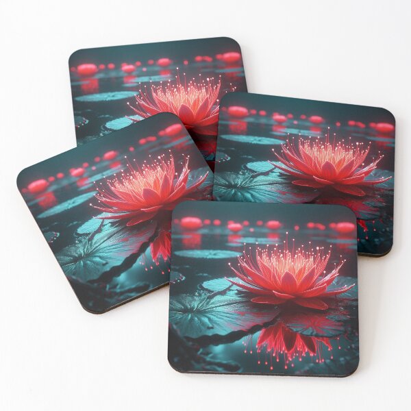 Item preview, Glowing lily red - 11/11 -  designed and sold by Rockwoman.