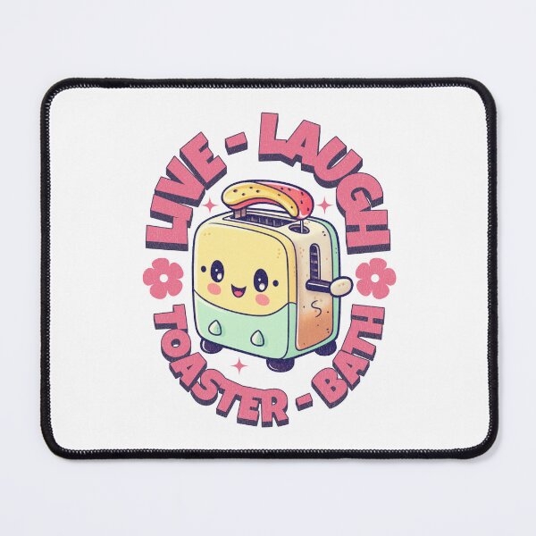 Item preview, Funny Groovy Live Laugh Toaster Bath. Funny Groovy designed and sold by ahmed2751989.