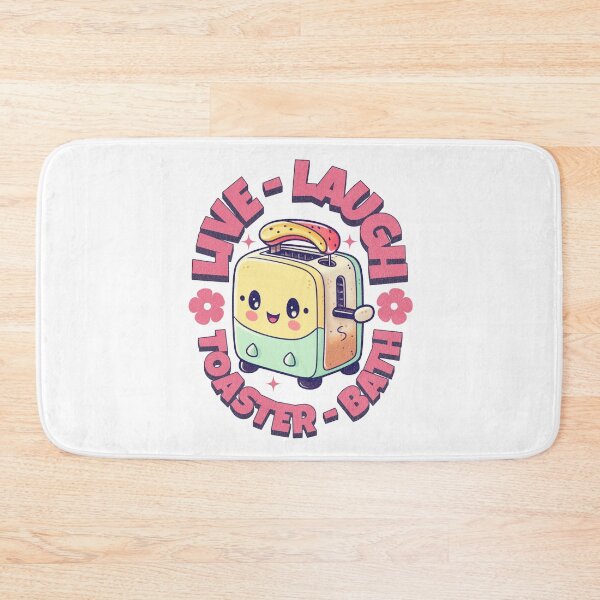 Item preview, Funny Groovy Live Laugh Toaster Bath. Funny Groovy designed and sold by ahmed2751989.