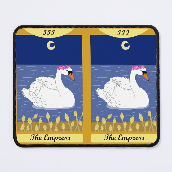 Item preview, The Empress Bird Tarot Card With Swan designed and sold by TiffinByLK.