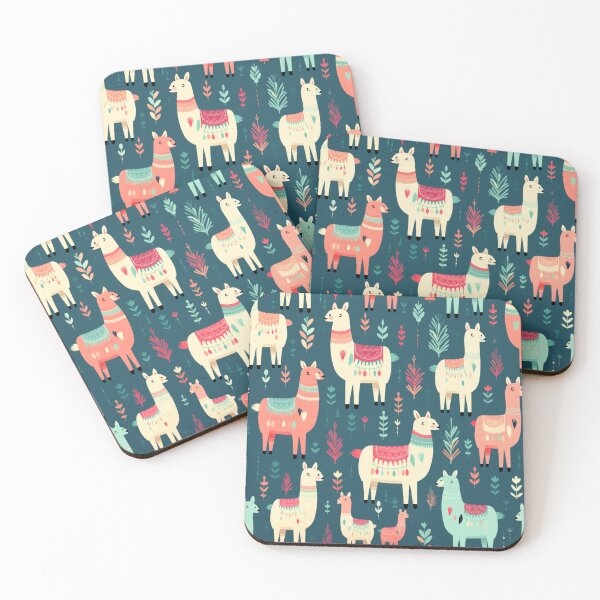 Item preview, Cute lama pattern designed and sold by SmileshareShop.
