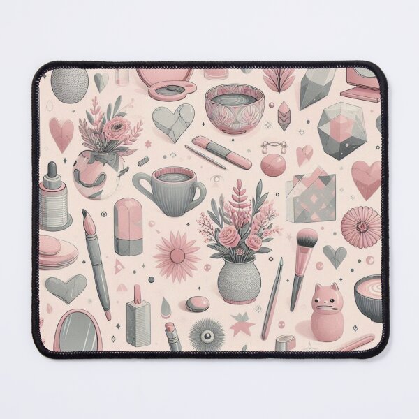 Item preview, Pink and grey aesthetic pattern designed and sold by CandyVenom.