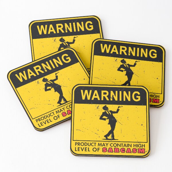 Item preview, Human Warning Sign Sarcasm designed and sold by Joyful-Park.