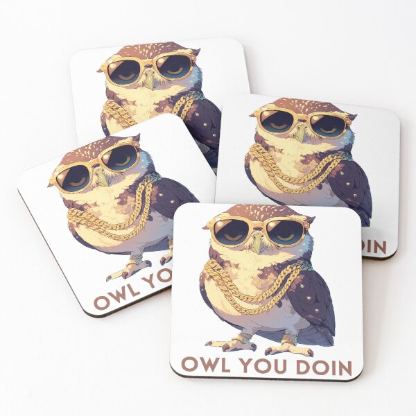 Item preview, Owl YOU Doin designed and sold by Galactic Psychedelia.