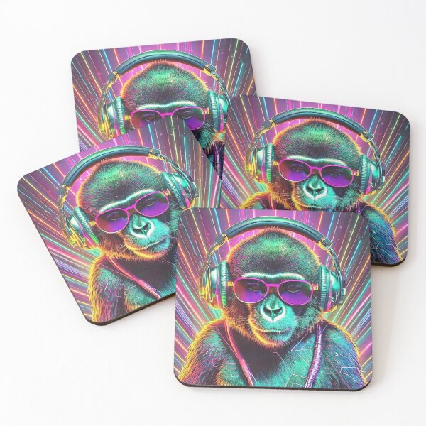 Item preview, 80s Neon Monkey designed and sold by NinjaRat.