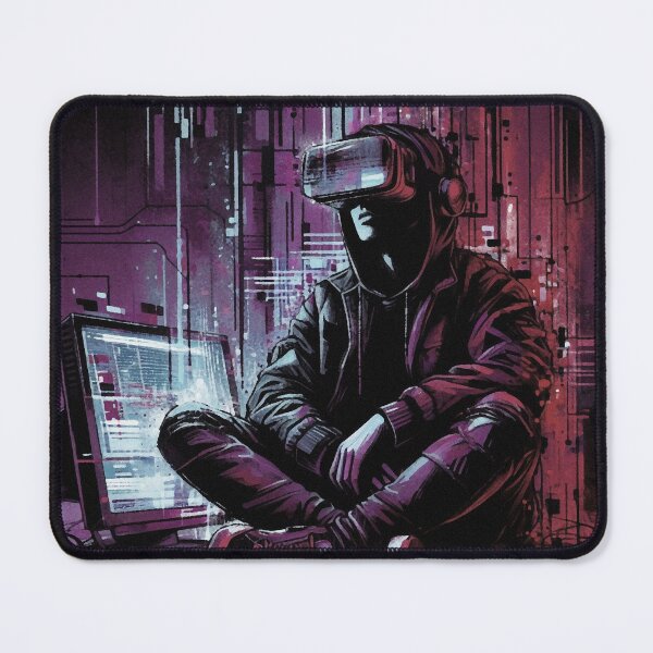 Item preview, VR headset journey [cyberpunk aesthetic] designed and sold by RESToRAPTOR.