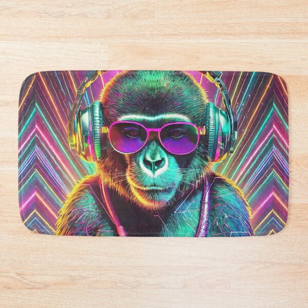 Item preview, 80s Neon Monkey designed and sold by NinjaRat.