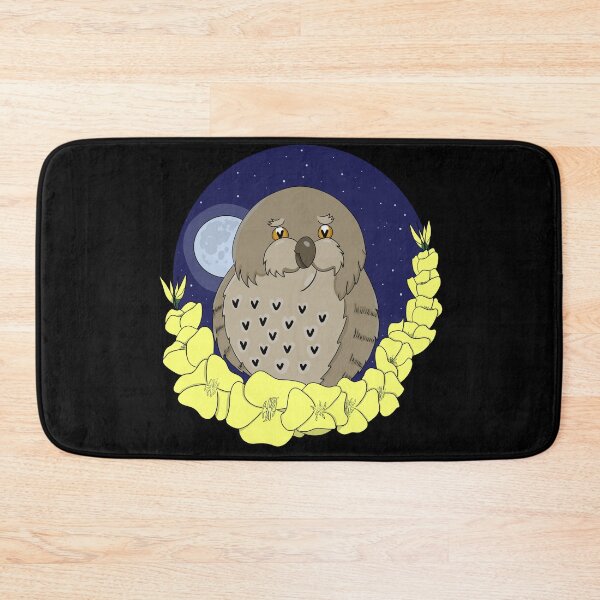 Item preview, Owl and Evening Primrose designed and sold by HugSomeNettles.