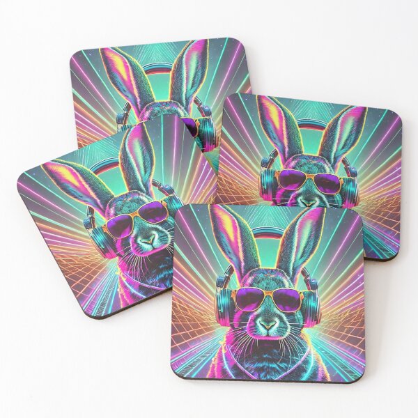 Item preview, 80s Neon Rabbit designed and sold by NinjaRat.
