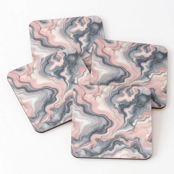Item preview, Pink and grey marble pattern designed and sold by CandyVenom.
