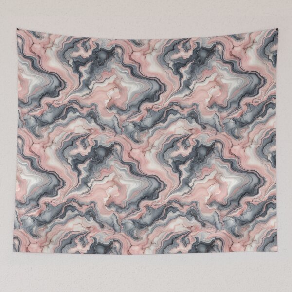 Item preview, Pink and grey marble pattern designed and sold by CandyVenom.