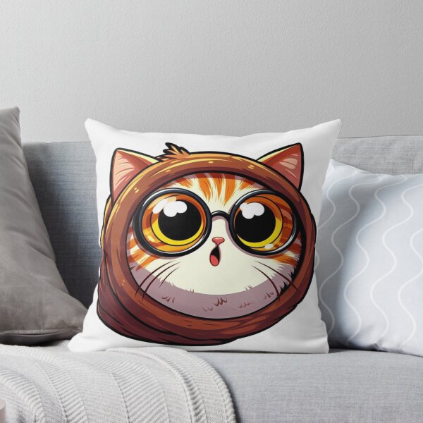 Item preview, Suprissed Funny Anime Cat Lagun designed and sold by Tomasz C.