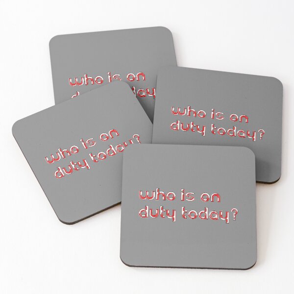 Item preview, Who's on duty today responsibility work task designed and sold by 4rpixs.